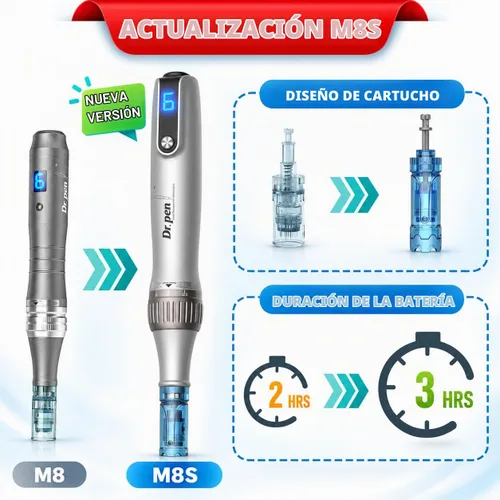 Vista 2 de Pluma de microagujas M8S para uso doméstico