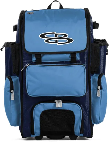 Vista 94 de Boombah Rolling Superpack - Bolsa para equipo de béisbol/sóftbol, varios colores, mango telescópico y capacidad para 4 murciélagos, versión