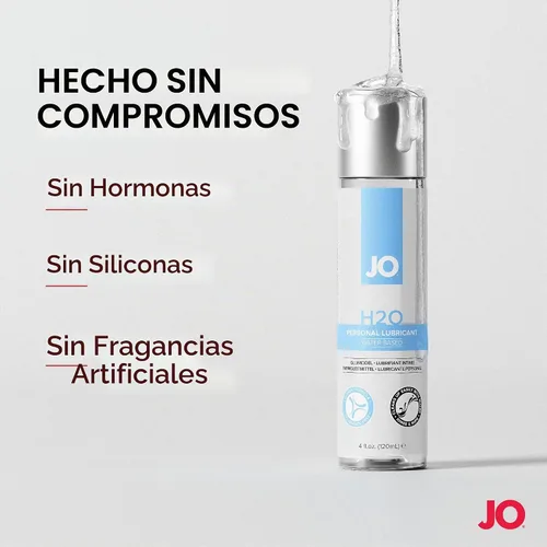 Vista 4 de JO Lubricante original a base de agua – Lubricante personal para sexo, lubricación vaginal y uso de juguetes – Tamaño de viaje 4 fl oz