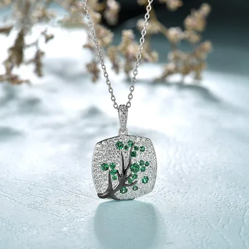 Vista 4 de Santuzza 925 Sterling Silver Cherry Pendant for Women
