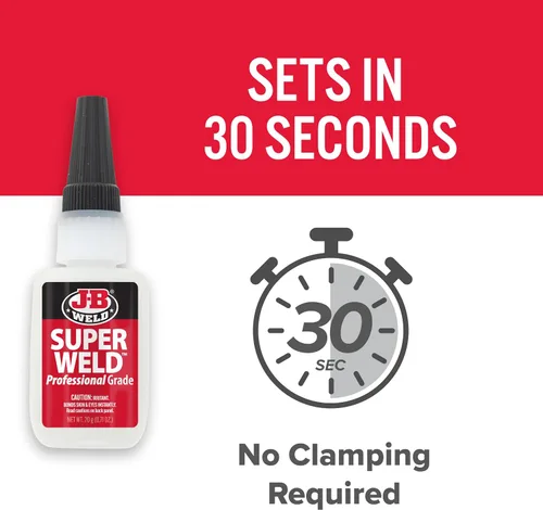 Vista 4 de J-B Weld Superglue 20g Paquete de 2 - SuperWeld Grado Profesional