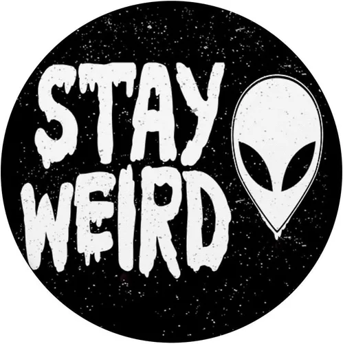 Vista 5 de Stay Weird Stay Weird Alien PopSockets - Soporte y agarre para teléfonos y tabletas, Negro
