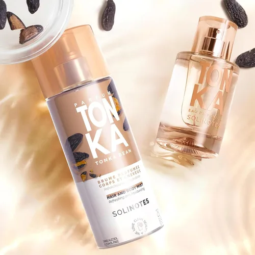 Vista 8 de Solinotes Tonka Body & Hair Mist, espray de vainilla sin alcohol, 8.45 onzas