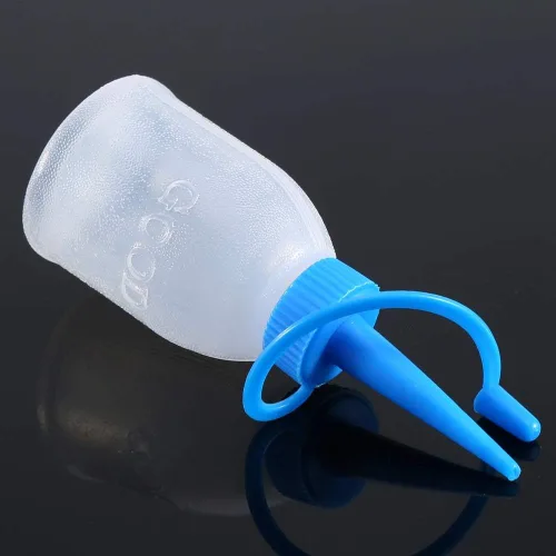 Vista 6 de AYNEFY Botella industrial, 6 piezas de plástico de 1.0 fl oz, a prueba de fugas, reutilizable, cocina, manualidades