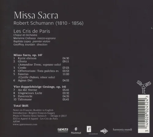 Vista 2 de Missa Sacra Op147 Vier Dopperchorige Gesange