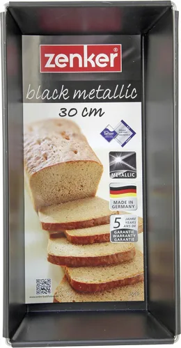 Vista 2 de Zenker 6519 Hornear Pan Estaño, Negro/metálico, 11.81