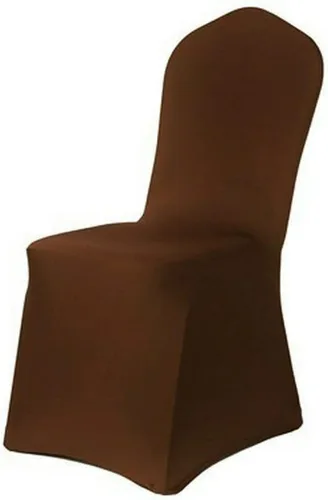 Vista 15 de Funda para silla de color sólido, funda elástica de elastano, para banquete de boda, fiesta, banquete, hotel, comedor, color blanco