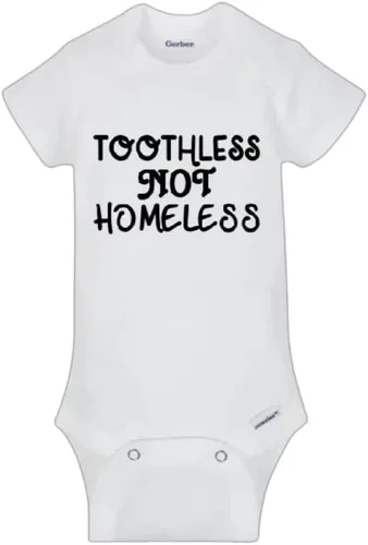 Vista 2 de Bravotv Real Housewives of Beverly Hills Baby Bodysuit Bodysuit - Toothless Not Homeless