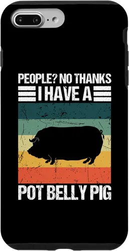 Vista 9 de iPhone 15 Pot Belly Pig Toys Food Supplies Pot Belly Pig Owner Case