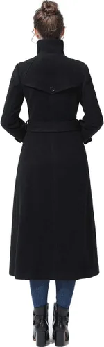 Vista 4 de BGSD Gabardina larga con cinturón de mezcla de lana Ela para mujer (también disponible en tallas grandes y pequeñas)