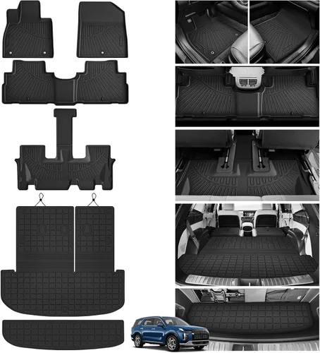 Vista 47 de Powerty Alfombrillas para Jeep Grand Cherokee L 2021-2025 (solo reposabrazos central de 6 plazas sin segunda fila), accesorios de revestimiento