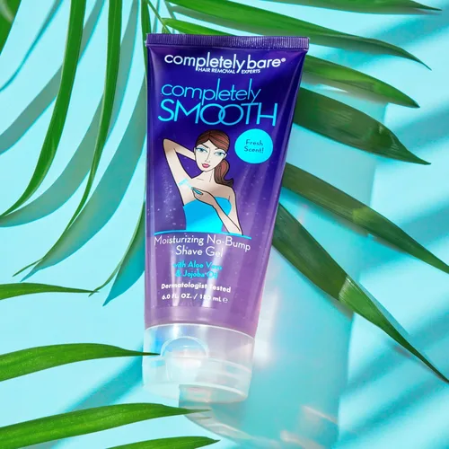 Vista 6 de completely bare completamente suave Gel de afeitado hidratante sin golpes Aloe Vera Aceite de jojoba 6 onzas líquidas