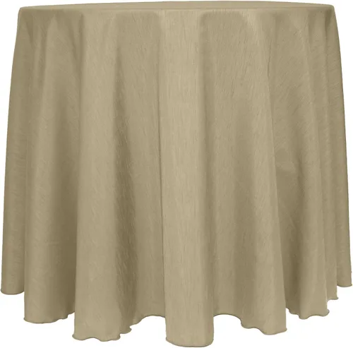 Vista 46 de Mantel reversible de satén Shantung de Ultimate Textile Majestic 96" redondo, Satin, Paquete de 2