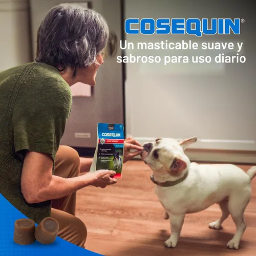 Vista 4 de Cosequin Minis - Masticables blandos de máxima fuerza con MSM Plus Omega3, 45