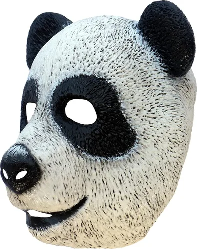Vista 5 de Máscara completa de látex Ghoulish con oso panda para Halloween