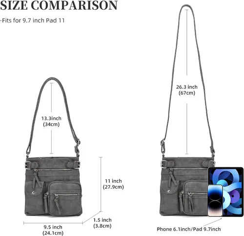 Vista 6 de KL928 Purses for Women Small Crossbody Bags Shoulder Handbags