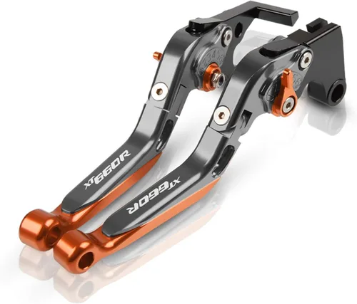 Vista 23 de Palanca de embrague de freno ajustable extensible para motocicleta Yamaha XT660R XT660 R 2014 2015 2016 2004-2017