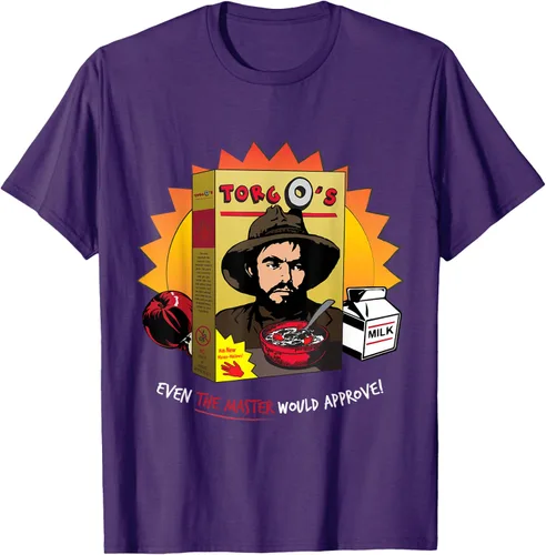 Vista 48 de Torgo Camiseta de película de culto de cereales, Negro, S