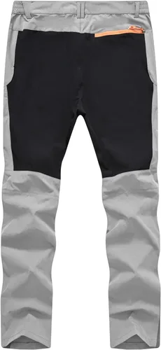 Vista 10 de TBMPOY Pantalones cargo de senderismo para hombre, ligeros, impermeables, de secado rápido, pantalones de montaña, pesca, camping