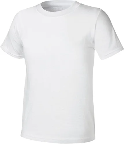 Vista 2 de Hanes Ecosmart - Camiseta de manga corta y cuello redondo para niños, paquete de 5