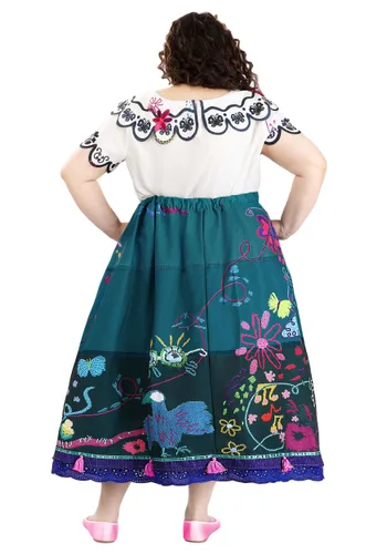 Vista 2 de Disfraz Disney Encanto Mirabel para Mujer Talla Plus Multicolor