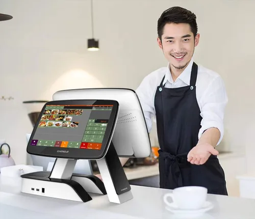 Vista 6 de Touch POS System Caja registradora con impresora incorporada Software de punto de venta para restaurantes y bar SET01