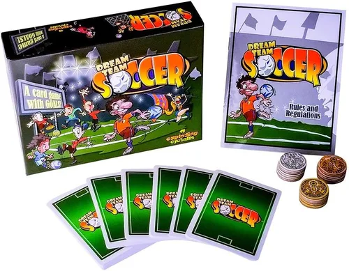 Vista 3 de Juego de cartas de fútbol Dream Team Juego familiar para niños y adultos