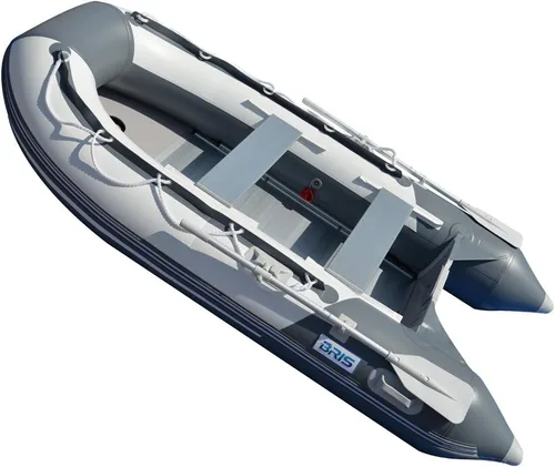 Vista 5 de BRIS Bote inflable de 10.8 pies para pesca de rafting bote de pontón tierno