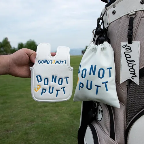 Vista 5 de Bolsa de golf para objetos de valor, bolsa de cuero para camiseta de golf con cierre de cordón, bolsa portátil para pelotas de golf, accesorios