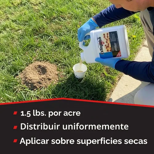 Vista 4 de Extinguish® Plus - Cebo para hormigas de fuego, 1.5 libras, tratamiento seco, múltiples superficies