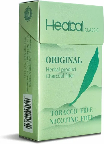 Vista 2 de HEABAL Cigarrillos herbales - Sin nicotina y sin tabaco 20/Pack (Original)