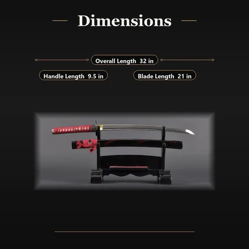 Vista 6 de Handmade Sword Espadas wakizashi samurai japonesas, prácticas, forjadas a mano, acero al carbono 1045/1095, templado calentado, espiga completa