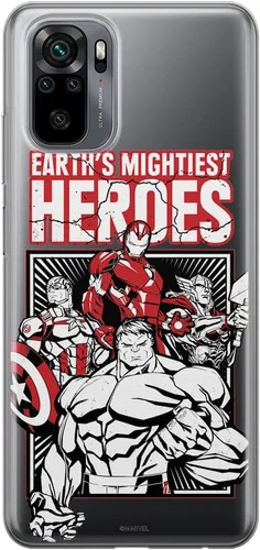 Vista 14 de ERT GROUP Funda de teléfono móvil para Xiaomi REDMI Note 10/10S original y con licencia oficial de Marvel, diseño Avengers 004 adaptado óptimamente
