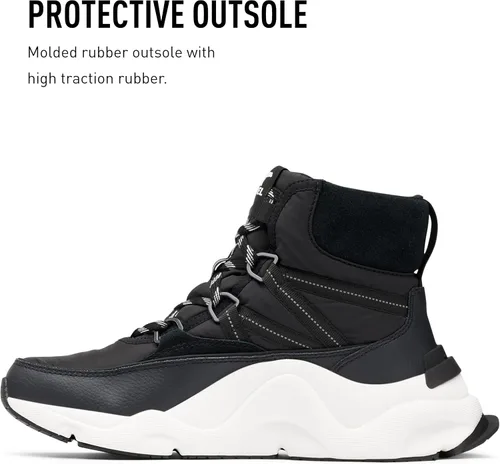 Vista 4 de SOREL Kinetic RNEGD - Botas de invierno impermeables para mujer, tela y piel sintética