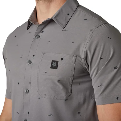 Vista 4 de Fox Racing Ranger SS - Camiseta tejida con botones para bicicleta de montaña