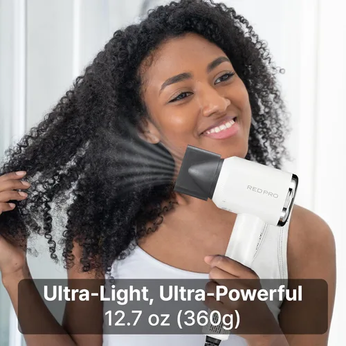 Vista 9 de RED Pro Air Master 4000 High Speed BLDC Hair Dryer, 110,000 RPM Professional Brushless Motor for Fast Drying, 40% More Compact Lightweight Design