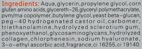 Vista 4 de YCH - Suero de ácido hialurónico para mujer con vitamina C y E, aloe, hamamelis, aceite de jojoba, té verde, 1.0 fl oz