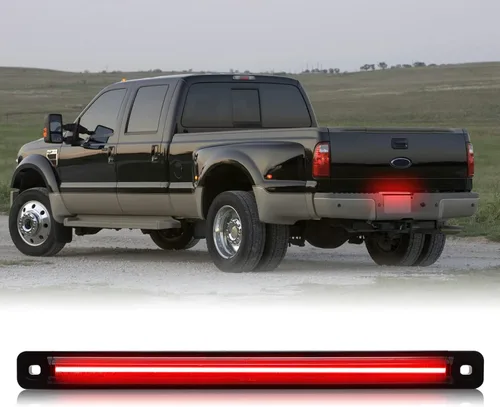 Vista 8 de Barra de luz de marcha para puerta trasera LED SHINEFIT Compatible con F350 F450 F550 Super Duty Truck de rueda doble 1999-2016, luz de repuesto