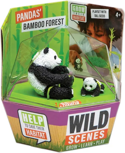 Vista 8 de Wild Scenes Elephants' Watering Hole - Kit de cultivo y juego respetuoso con el medio ambiente, juguete de conservación de vida silvestre, juego
