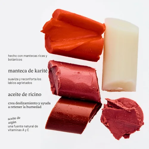 Vista 3 de Bálsamo labial goop Beauty Clean Tratamiento para labios secos Aceite de coco, extracto de granada y manteca de karité Libre de petróleo