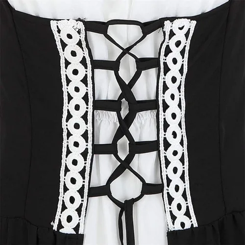 Vista 6 de Disfraz renacentista para mujer, vestido medieval para Ren Fair Halloween Cosplay