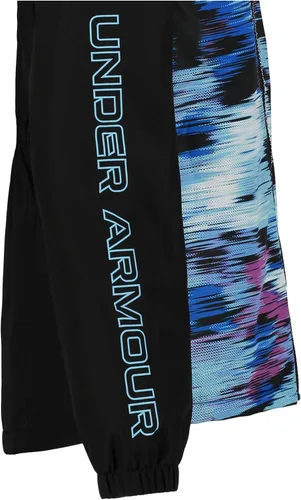 Vista 4 de Under Armour Cortavientos para niñas, chaqueta con cremallera, repelente al agua y resistente al viento