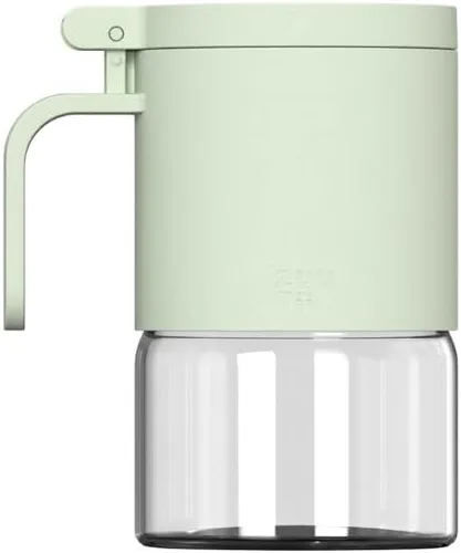 Vista 10 de Zuutii Tarros de vidrio para especias a prueba de humedad con cucharas, juego de 2 botellas de especias de 10 onzas / 10.1 fl oz, mini tarros
