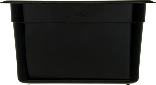Vista 2 de Carlisle FoodService Products 3068203 StorPlus - Sartén para alimentos de cuarto tamaño, policarbonato, 6 pulgadas de profundidad, color negro