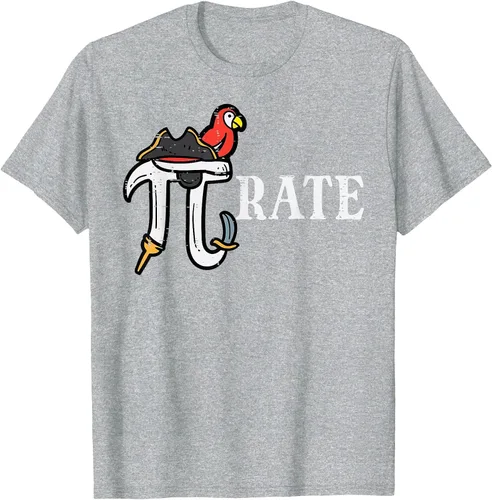 Vista 11 de Pirate Pi Funny Math Pie Halloween Disfraz Maestro Hombres Mujeres Camiseta Asphalt Grey