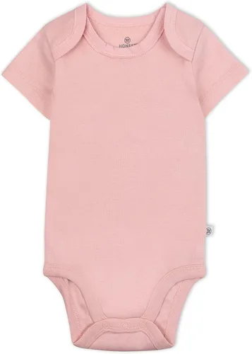 Vista 5 de HonestBaby Girls Organic Cotton Short Sleeve Bodysuits Multipack