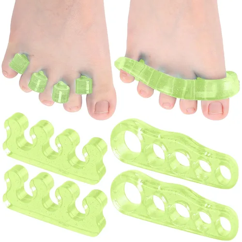Vista 14 de Original ToePal Separador y enderezador de dedos, para dedos relajados, alivio del dolor de juanetes, dedo martillo y más, para hombres y mujeres