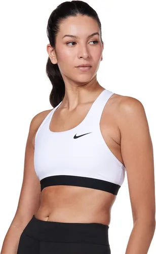 Vista 4 de Nike Sujetador deportivo sin relleno de soporte medio para mujer con banda