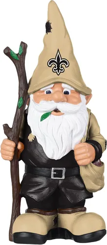 Vista 6 de FOCO NFL Team Logo Holding Stick Garden Statue Outdoor Gnome 2-Varios