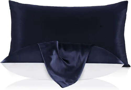 Vista 14 de LILYSILK Funda de almohada de seda natural para cabello y piel con parte inferior de algodón, 1 unidad estándar de 20 x 26 pulgadas, color verde